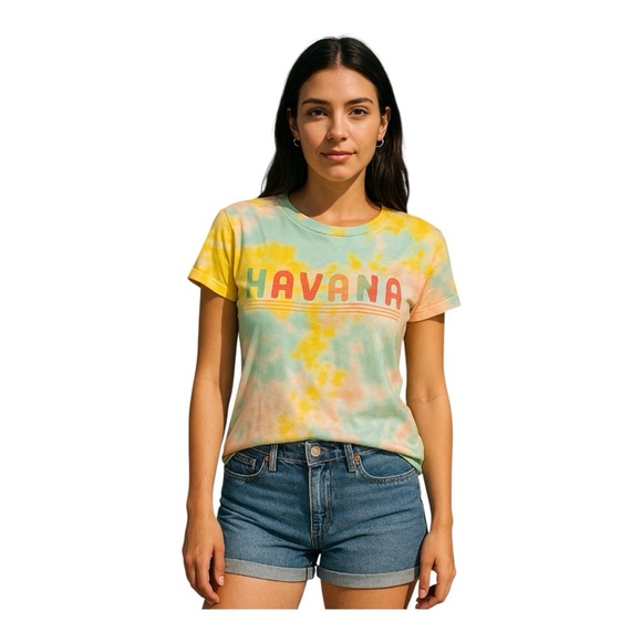 Project Karma Tie-Dye “Havana” Graphic Tee – Sizes Small & Large – NWT - Picture 1 of 8